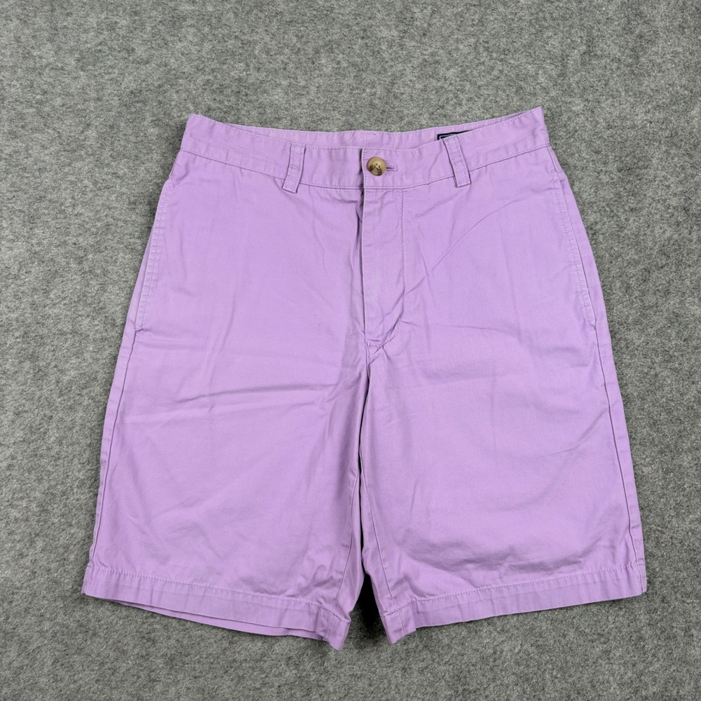Vineyard Vines Shorts Mens 28 Purple Club Chino Classic Fit Cotton Golf Lavender